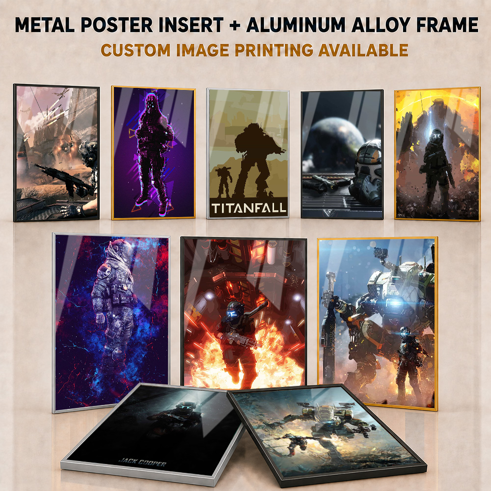 Titanfall gerahmte Aluminium-M – Video Gaming & Esports Usd Acc Bewertung und Preis